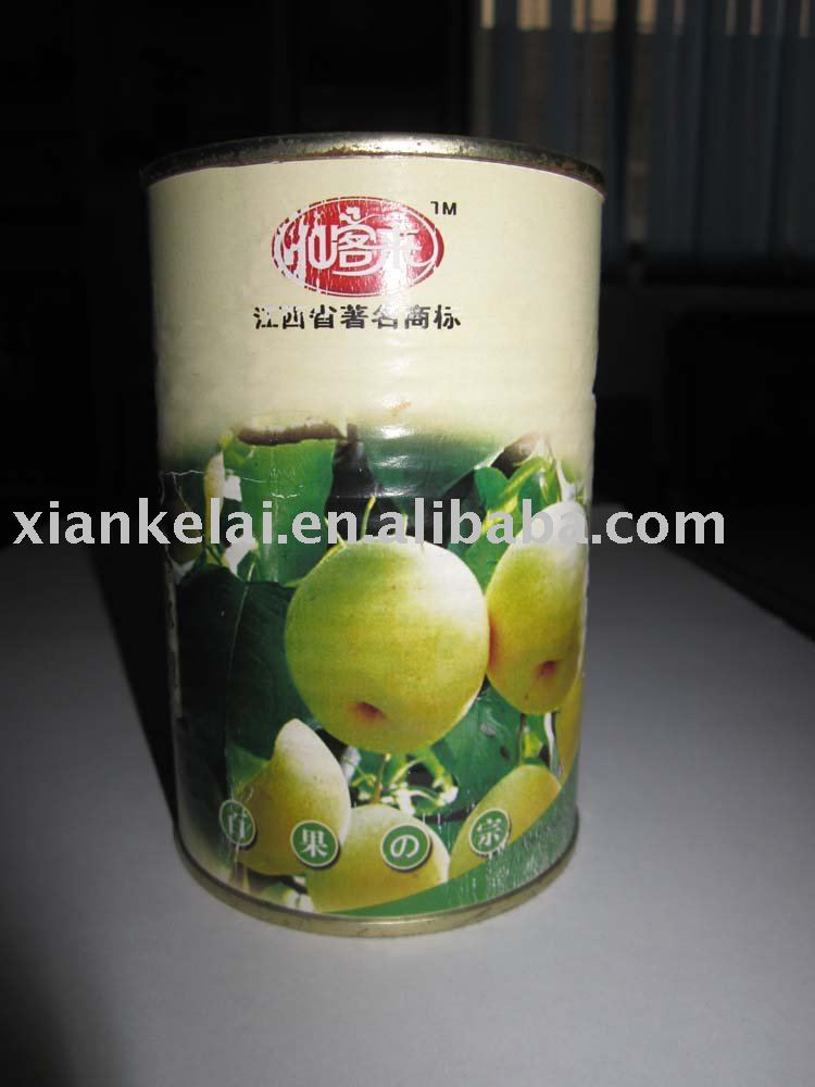 canned pear