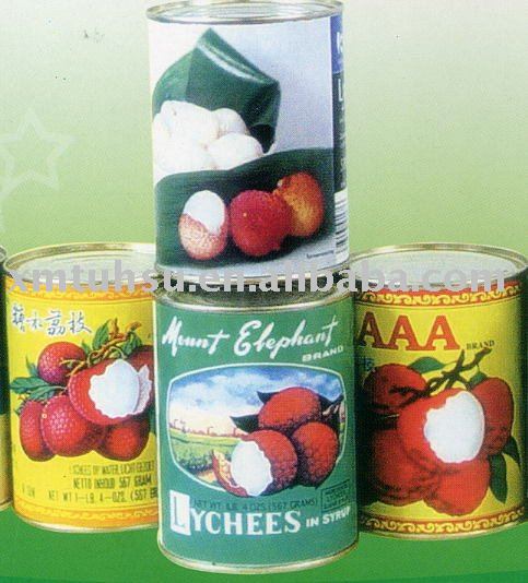 Canned Lychees in Syrup