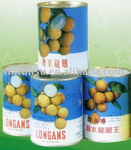 Canned Longans in Syrup