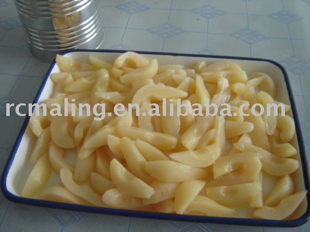Canned sliced pears