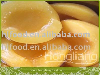  Canned  halve  Yellow   Peach ( canned   peach ; canned  fruit)
