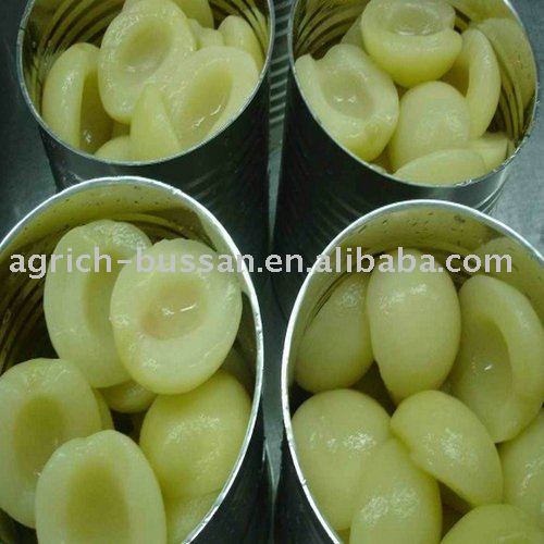 canned white peach