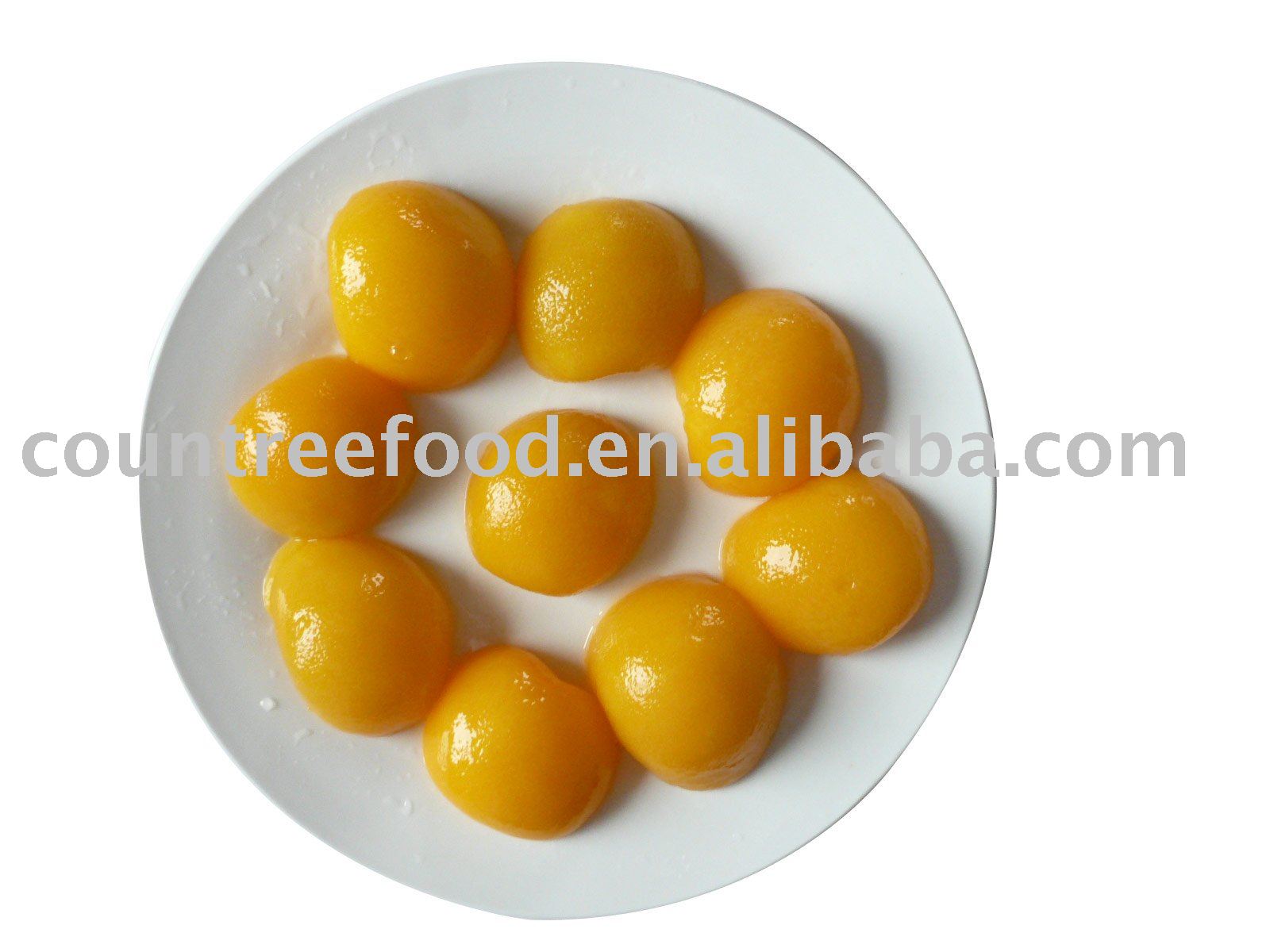 canned yellow peach