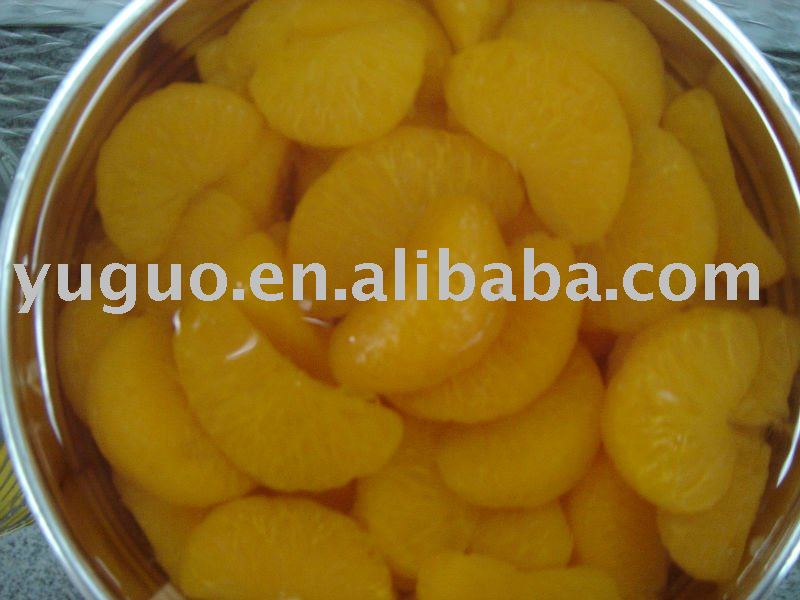YUGUO natural canned mandarin orange in light syrup