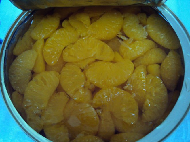  canned  mandarin in  syrup 