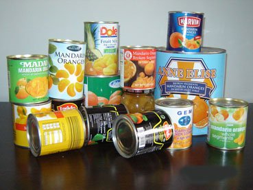 canned whole mandarin in light syrup