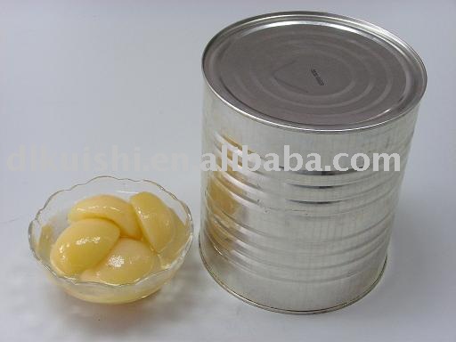 canned white peach