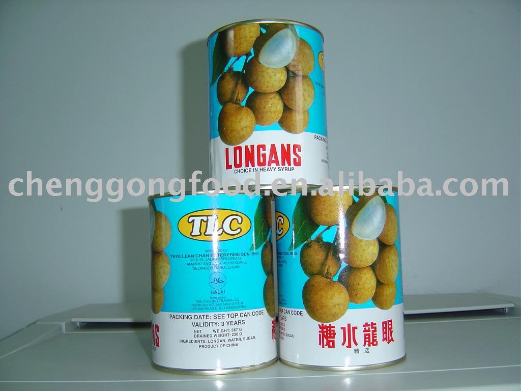 canned longan in light syrup