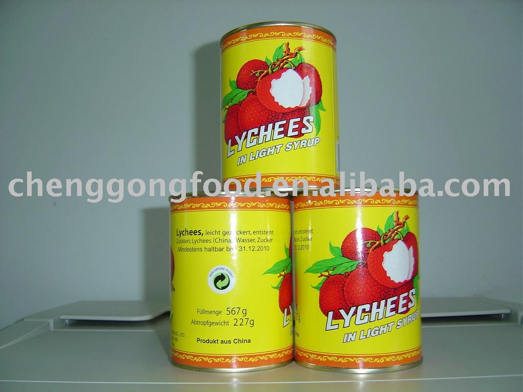 canned lychee in syrup