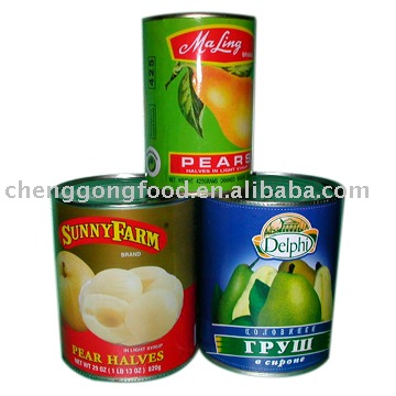 Canned Pear Halves In Syrup