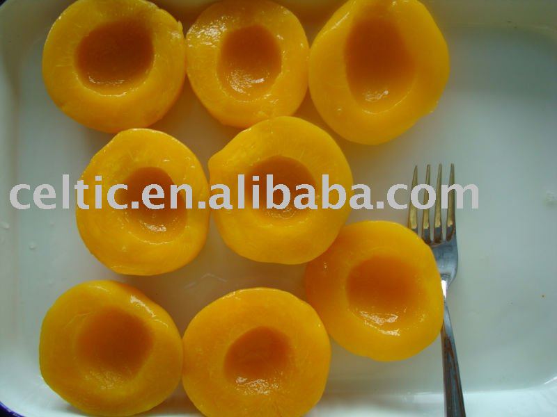 canned peach halves in light syrup