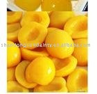 canned food- canned peach halves in light syrup