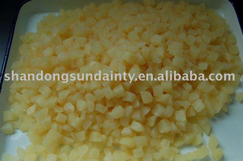 canned fruit-canned diced pears