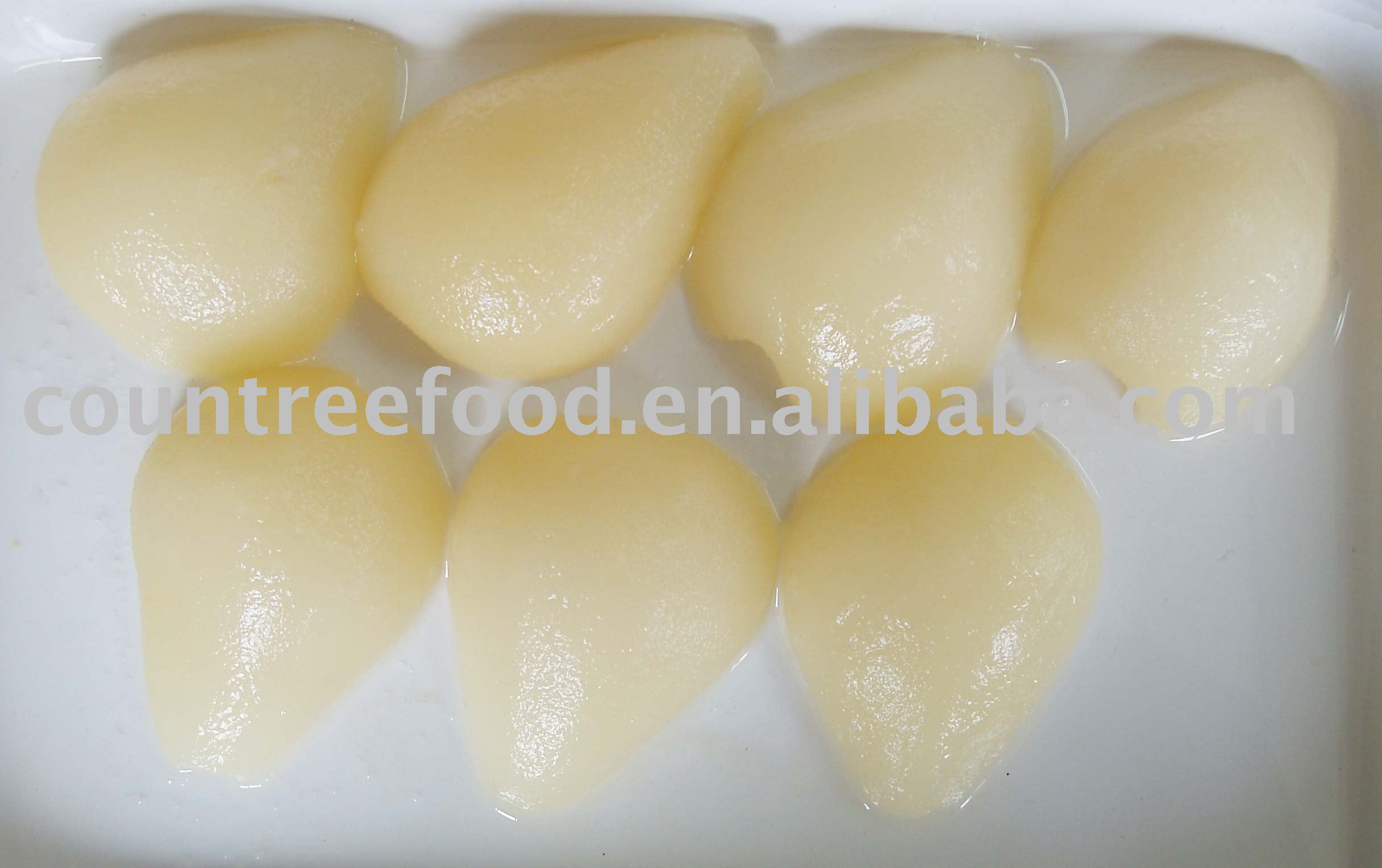 canned bartlett pear in light syrup