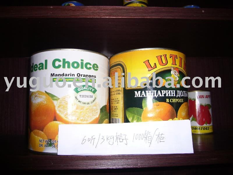 canned foods/canned fruits/seedless mandarin oranges