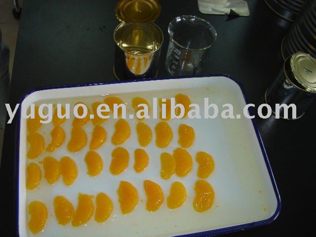 Canned Mandarin orange whole segments