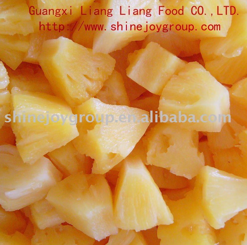 6x3005 canned pineapple chunks in light syrup