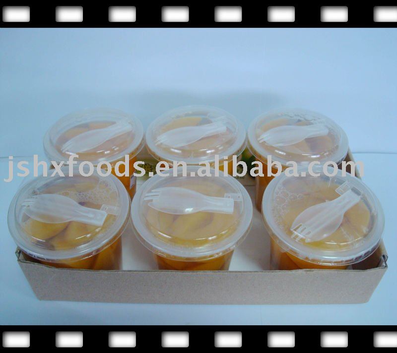 fruit  cups-peach slices in light syrup