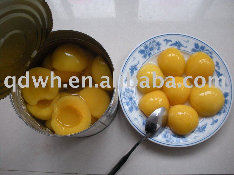  Yellow   peach  in  tin s