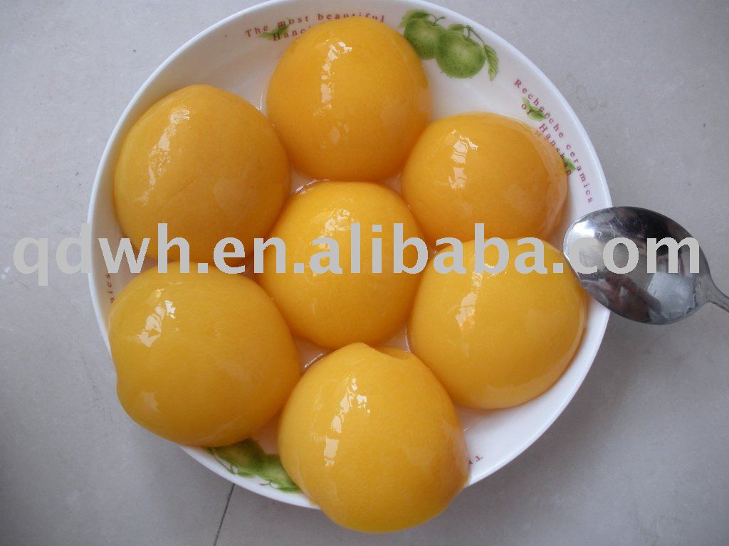 Yellow peach in 425g-4.5kg tins