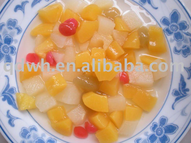 Canned fruit cocktail / fruit salad / mix fruit