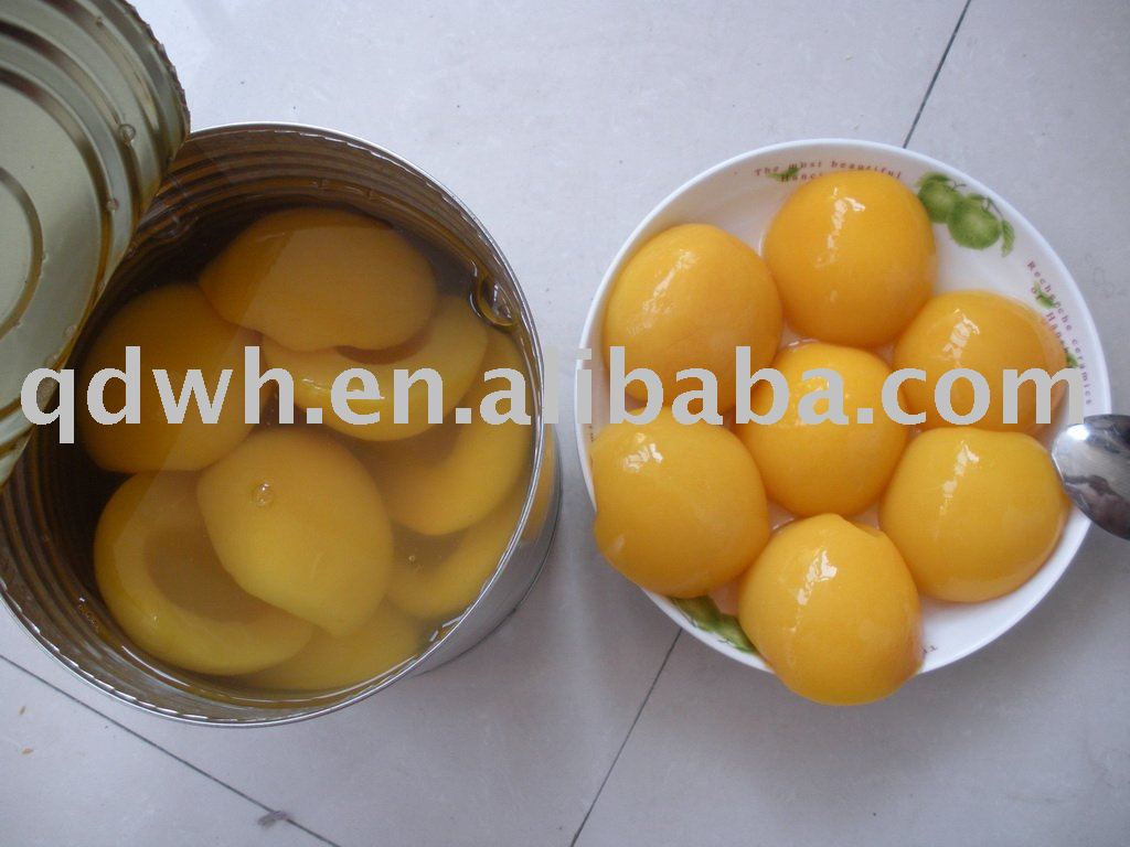 Yellow peach in tins 425g - 4.5kg