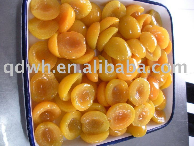  Canned   peach   halves  in  syrup 