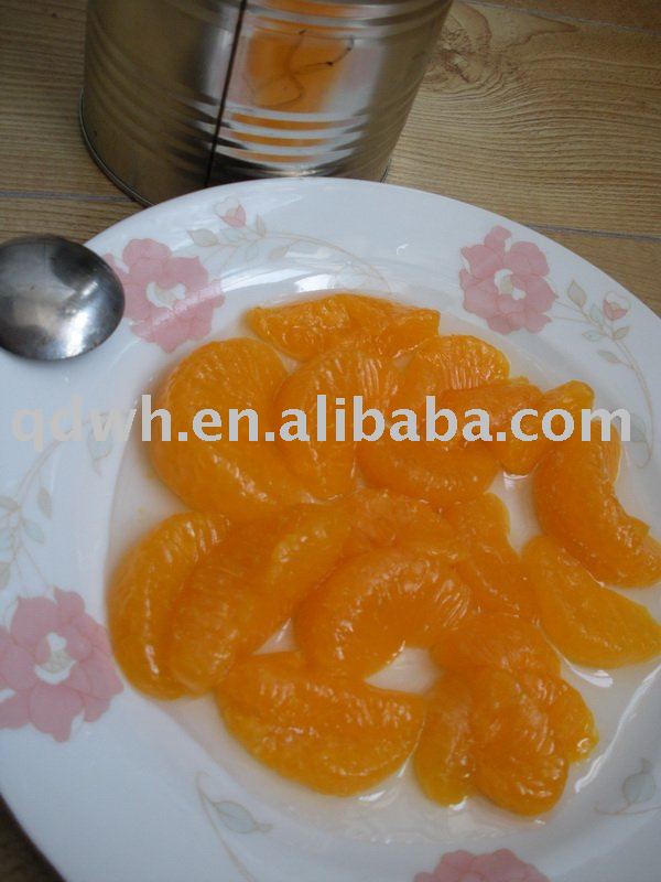 Canned mandarin in light syrup