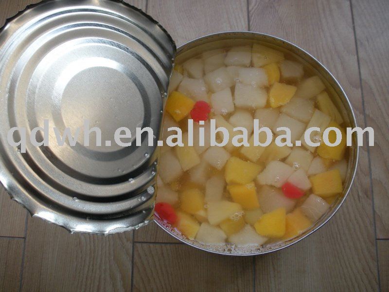  Canned   fruit   cocktail  (  canned  mix  fruit  )