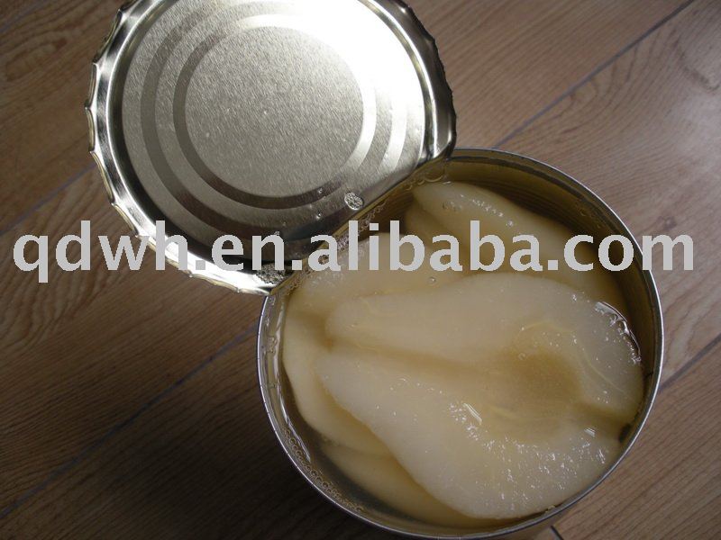  Canned   bartlett   pear   halves  in light syrup