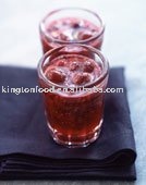 Canned cherry in syrup