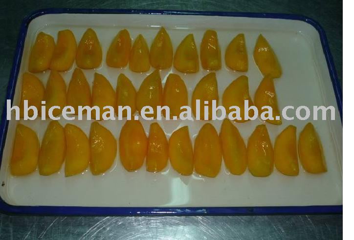 canned yellow peach