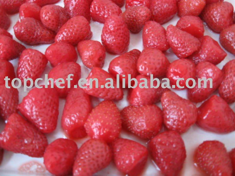 Topchef  strawberry in syrup(whole)
