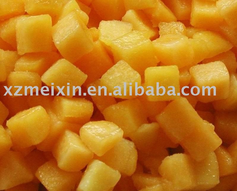 Delicious  Canned  Diced Yellow Peach In Cans