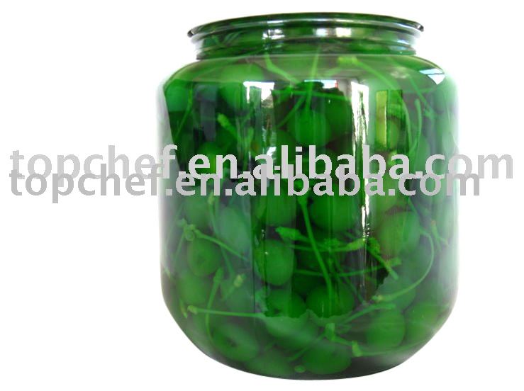 TOP CHEF Green  Cherries With Stem