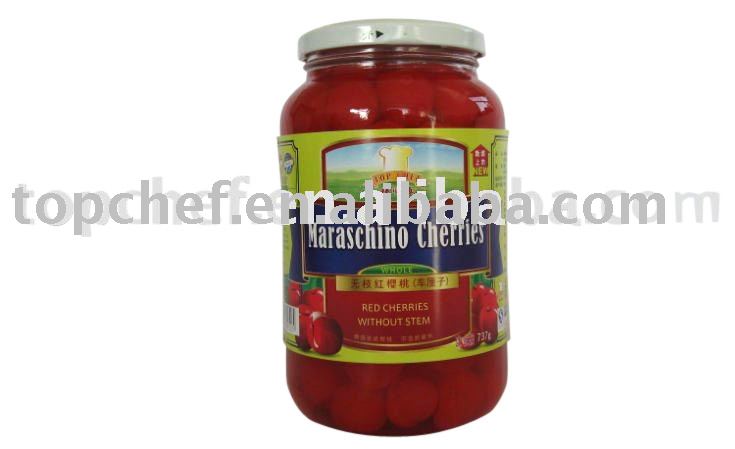 Topchef Red Cherries Without Stem