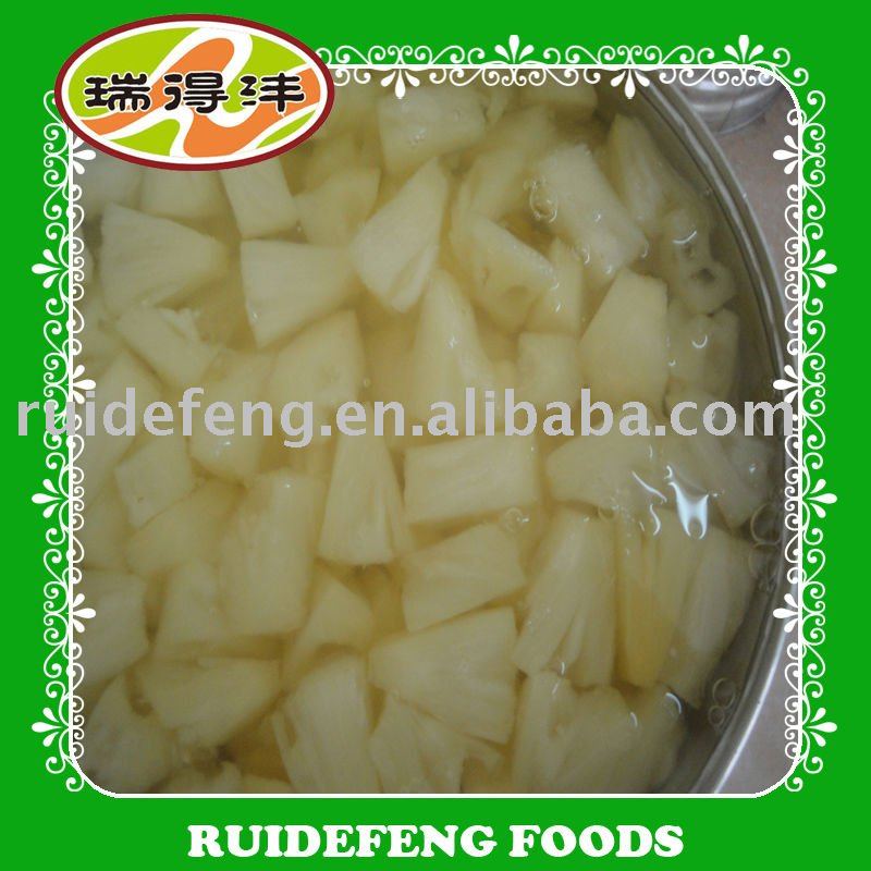 3005g canned pineapple tidbits in natural  juice  made by  fresh  md2 pineapple