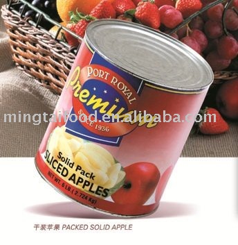 canned apple in syrup