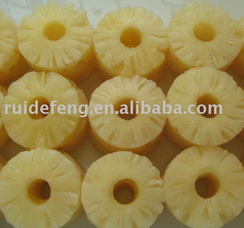 can food - canned pineapple in syrup slices