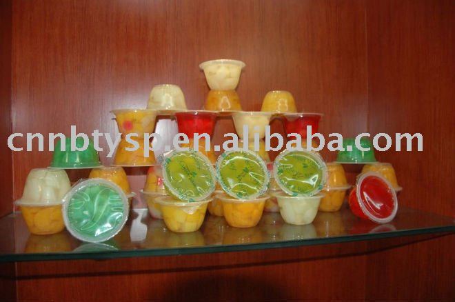 fruit cups in plastic
