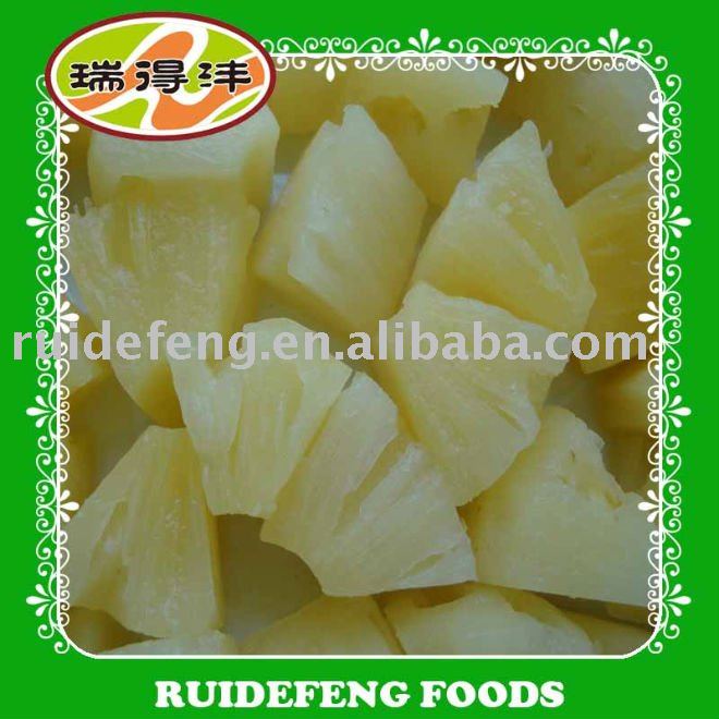 healthy food canned pineapple chunks in natural juice