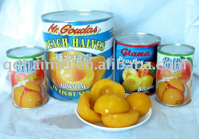 2010 canned peach halves