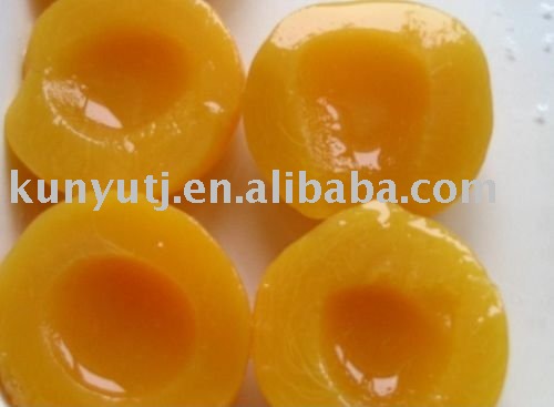 canned yellow peach