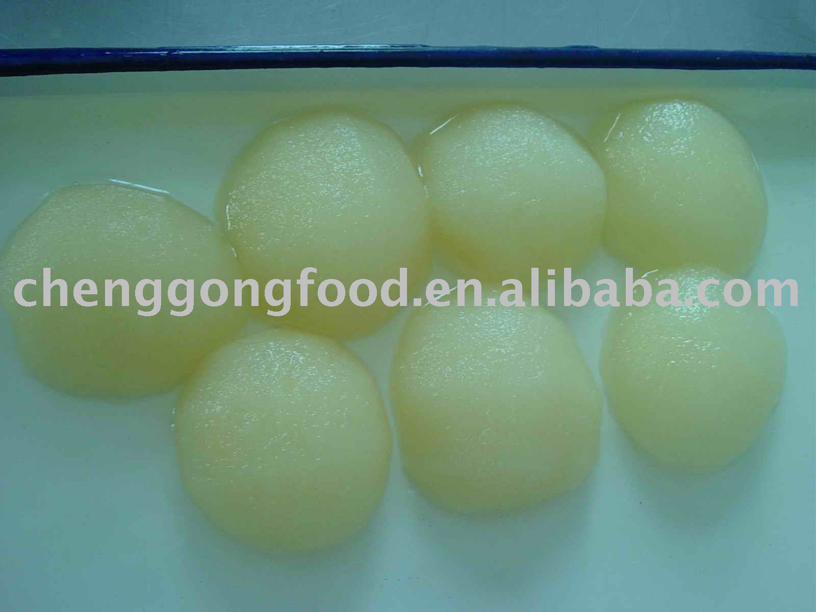 canned pear halves