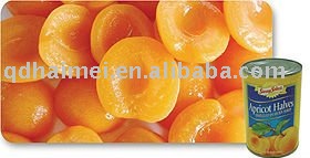 fresh apricot canned