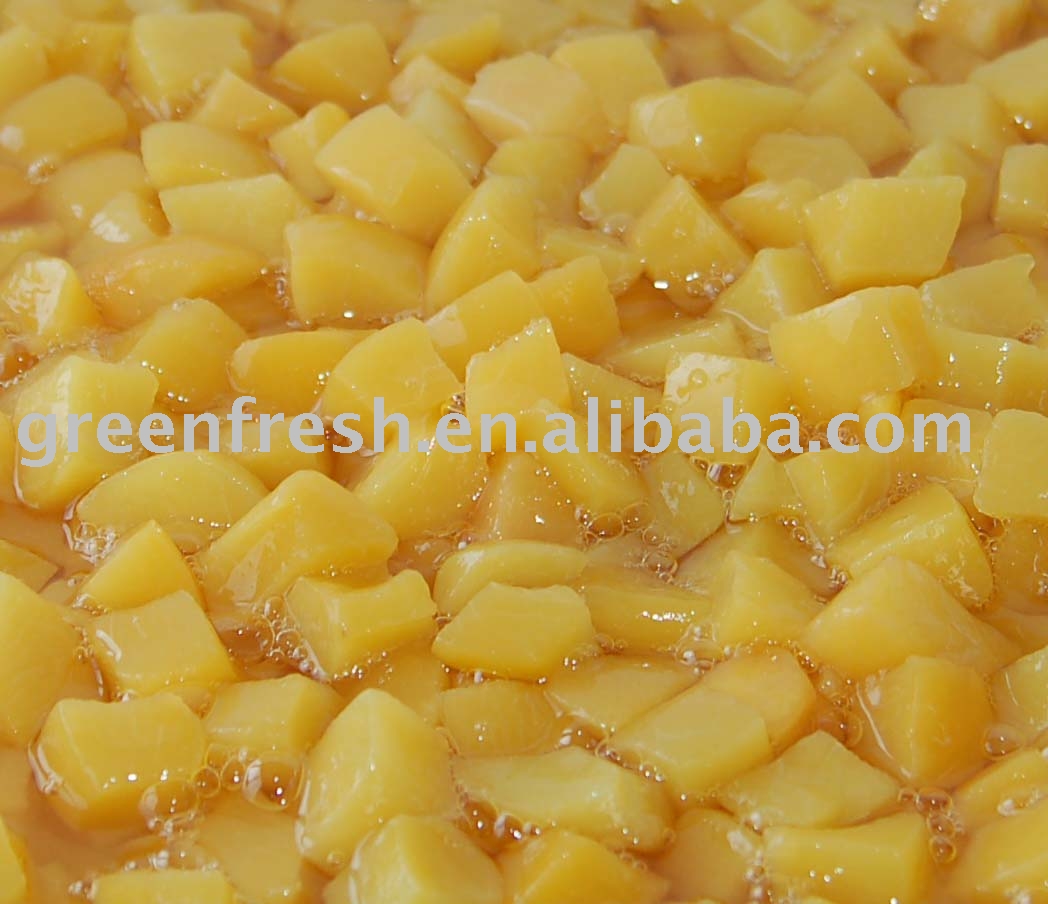 Canned Yellow Peaches Dice