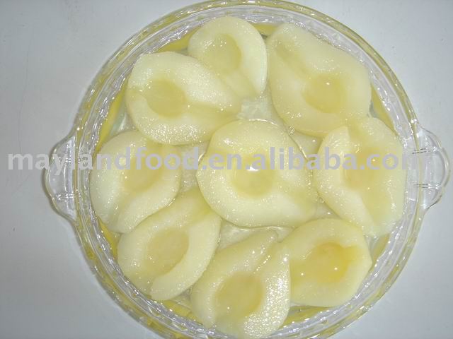 canned pear in light syrup