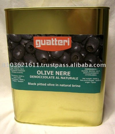 canned sliced green olives