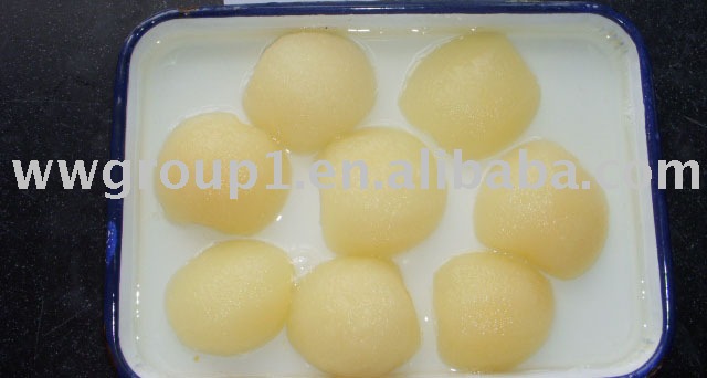 canned pear halves