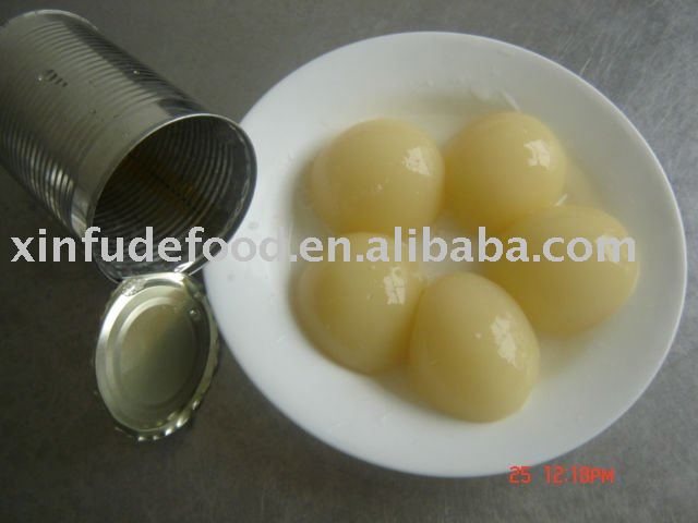 3000g canned white peach halves